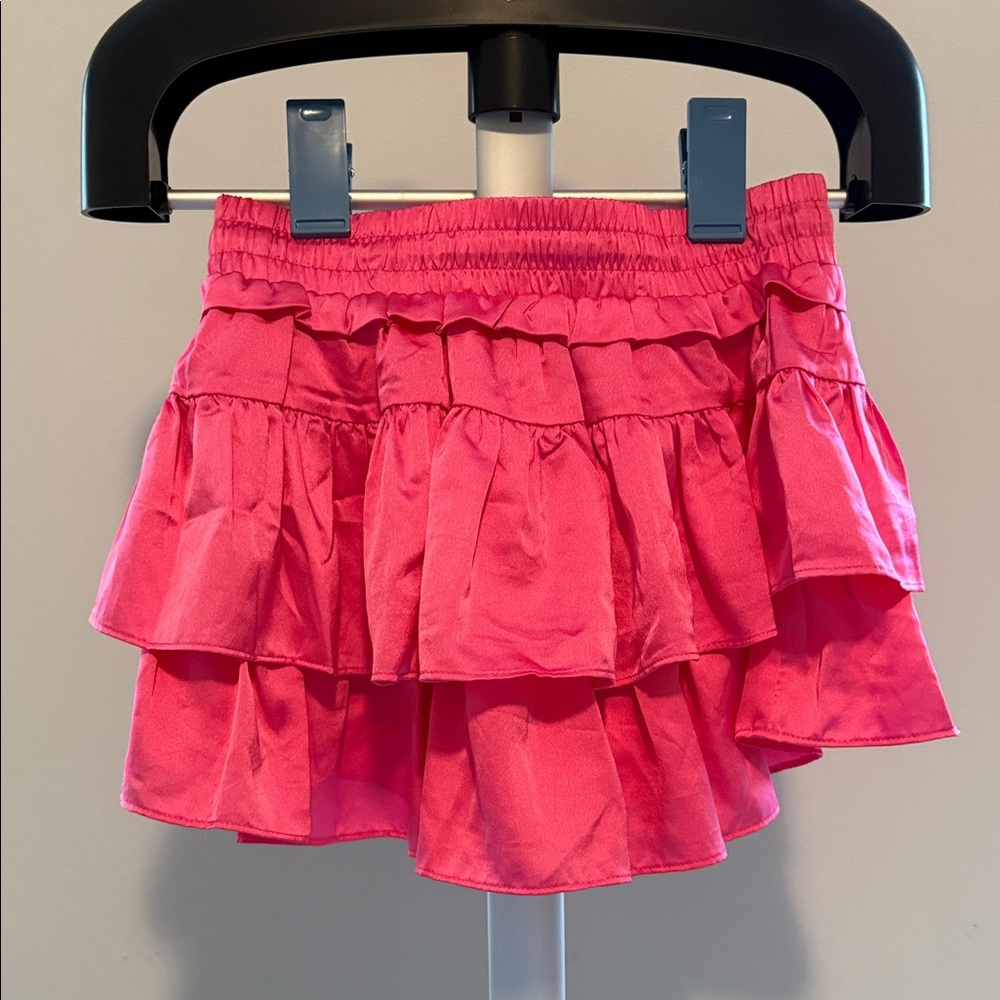 Pink Ruffled Mini Skirt - Picture 3 of 3